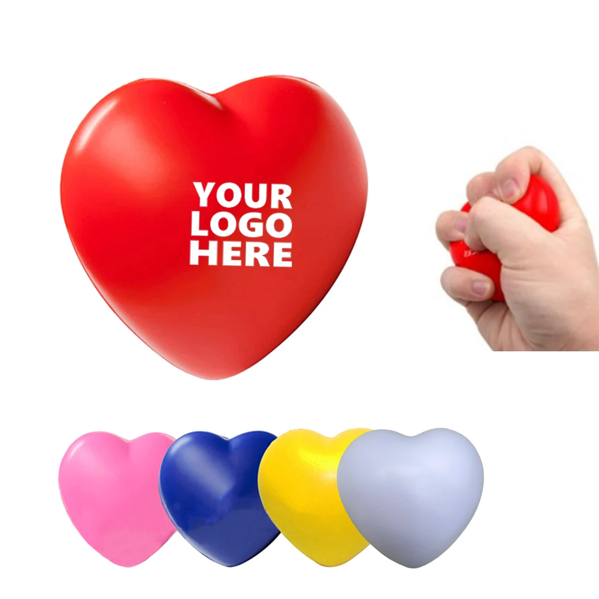 Valentine's Day Heart Stress Balls Toy MOQ 100 1
