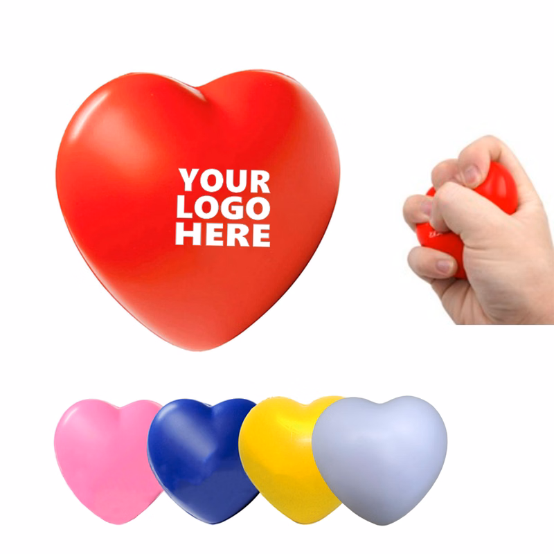 Valentine's Day Heart Stress Balls Toy MOQ 100
