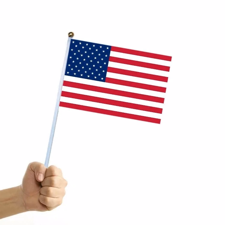 Handheld American Stick Flag