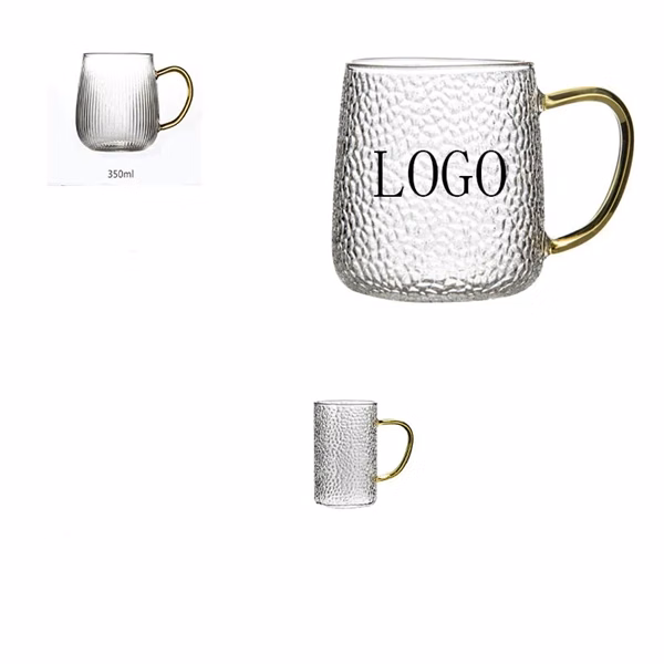 Custom Borosilicate Glass Coffee Mug — Full-Color Heat-Resistant Drinkware