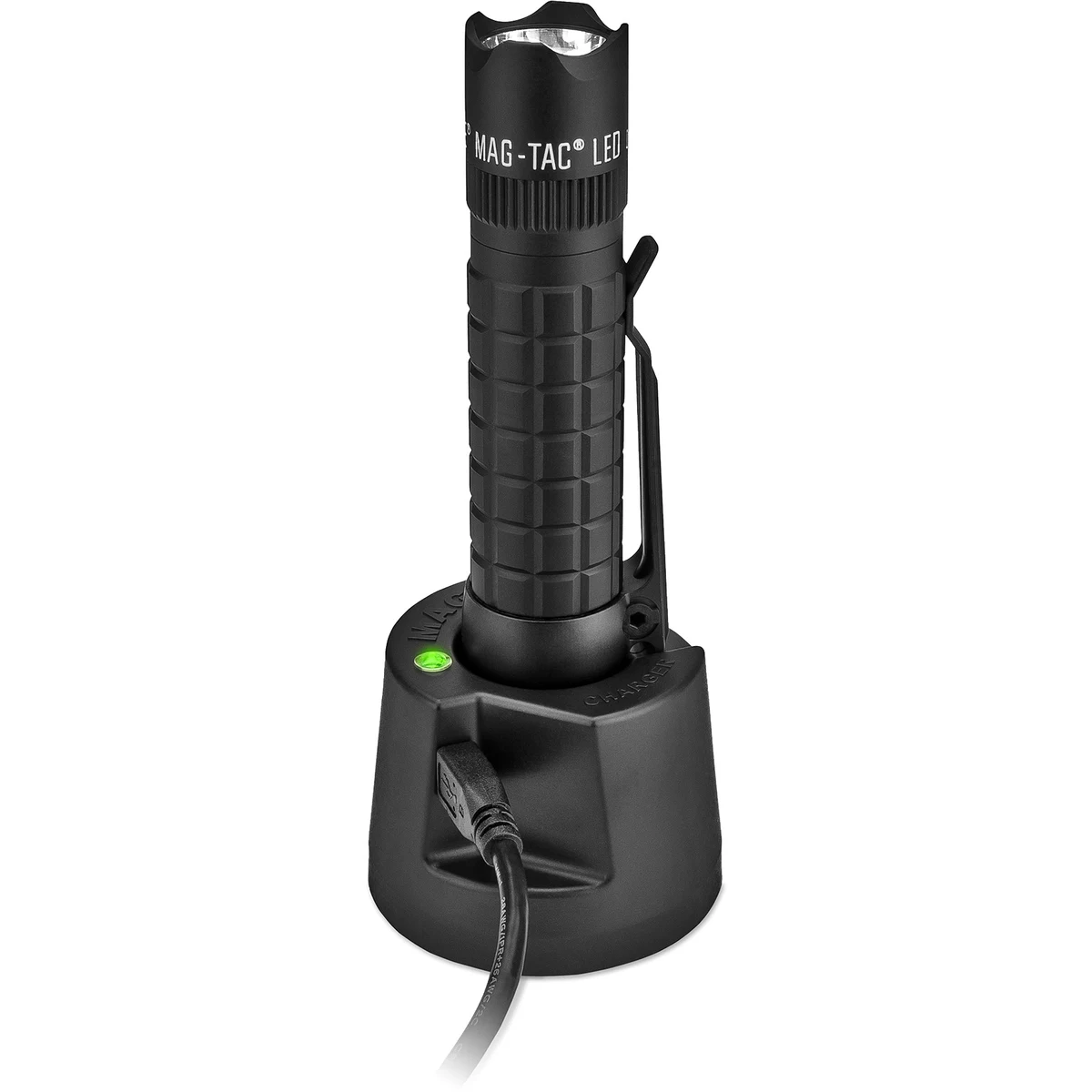 Maglite® MagTac LED Rechargeable Crowned Head Flashlight System 1