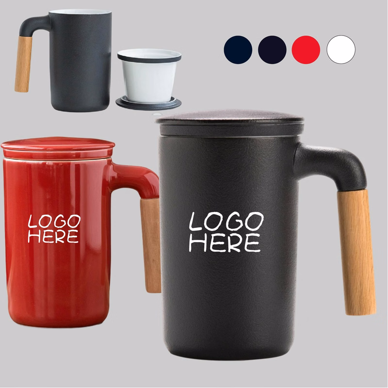 Stoneware Ceramic Mug With Filter