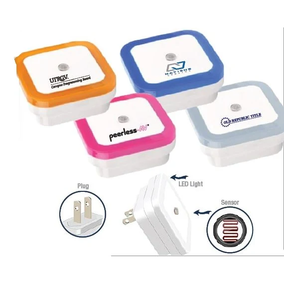 LED Plug In Light Sensor Night Light 1