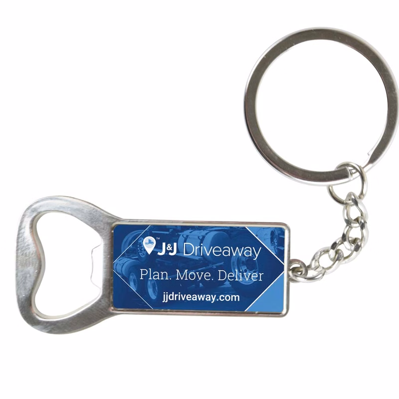 Rectangular Keychain Bottle Opener