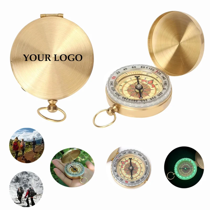 Pocket Watch-Style Luminous Compass 1