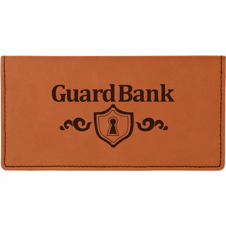 Rawhide Leatherette Check Book Cover
