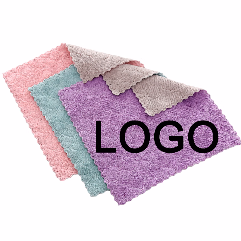 Custom Gift Coral Fleece Kitchen Towel & Dish-cloth