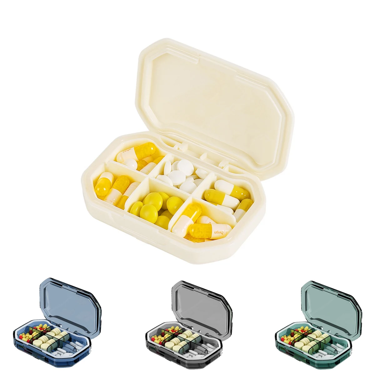 Travel Pill Case Medicine and Vitamin Organizer 1