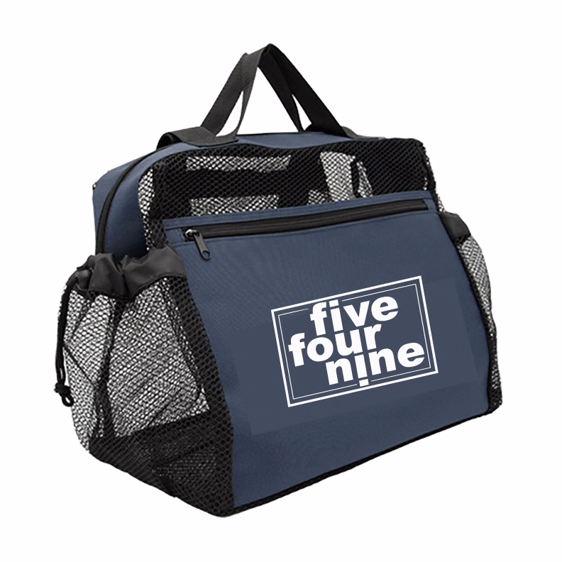 Mesh 600D Polyester Grab and Go Tote