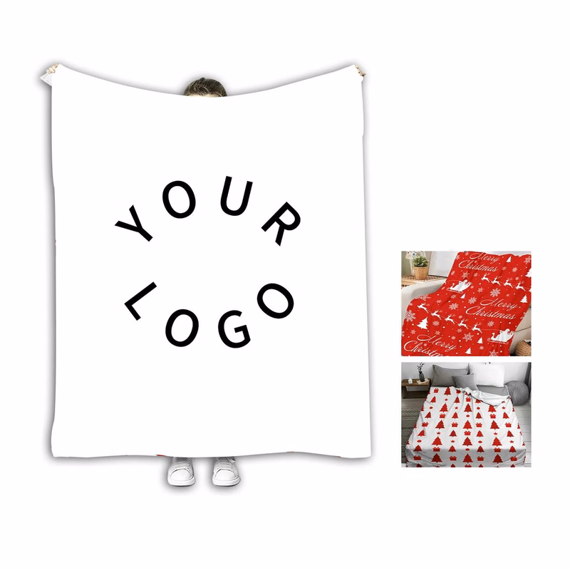 Soft Flannel Throw Blanket for Holiday Use