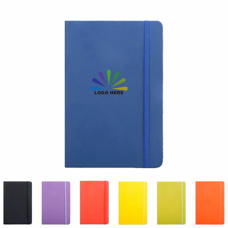 Full Color A5 Notebook With Hard Shell And Strap