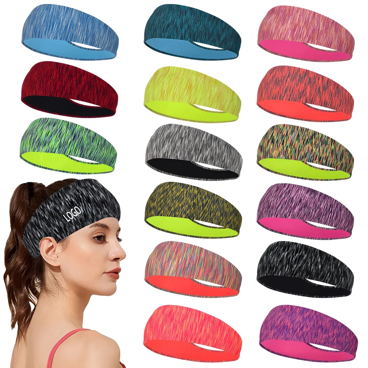Women's Non Slip Sports Headband 1