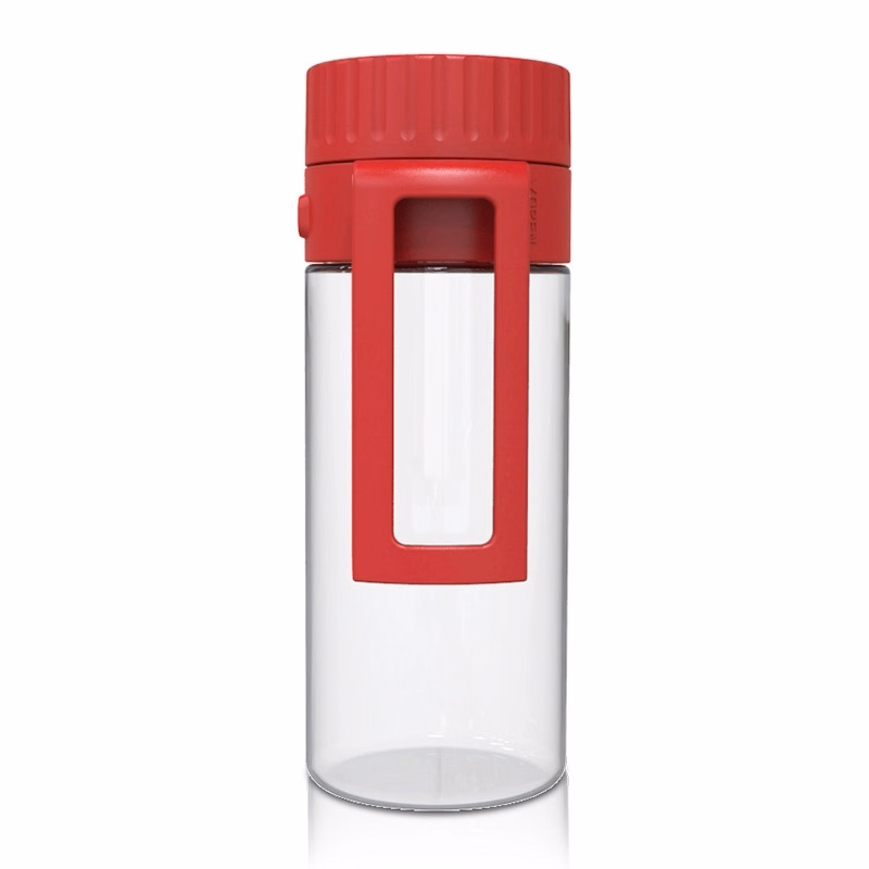 17oz Reusable Plastic Sports Water Bottles with Handles