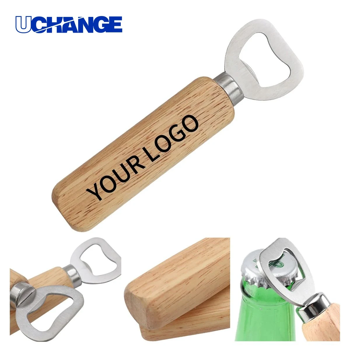 Bottle Opener Tool Wooden Classic Design 1