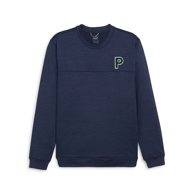 Puma Cloudspun Patch Crewneck, custom hoodie or sweatshirt with logo imprint 1