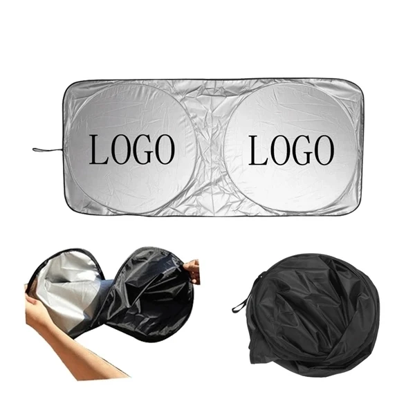 Front Car Windshield Sun Shade Protector 1