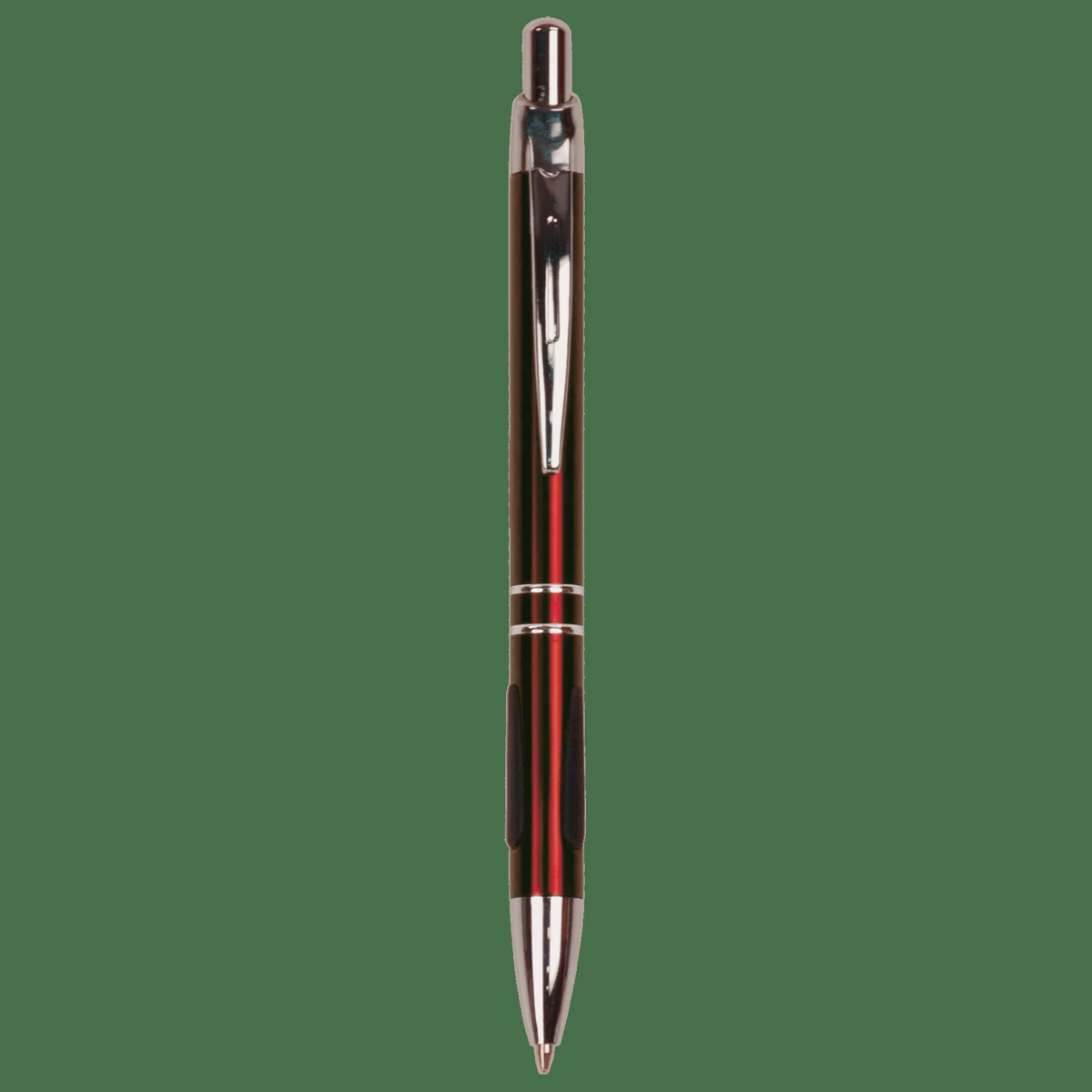 Burgundy with Silver Trim Pen with Gripper 1