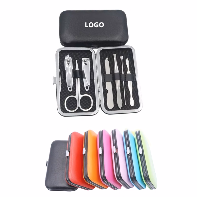PVC Leather Manicure Seven-Piece Set