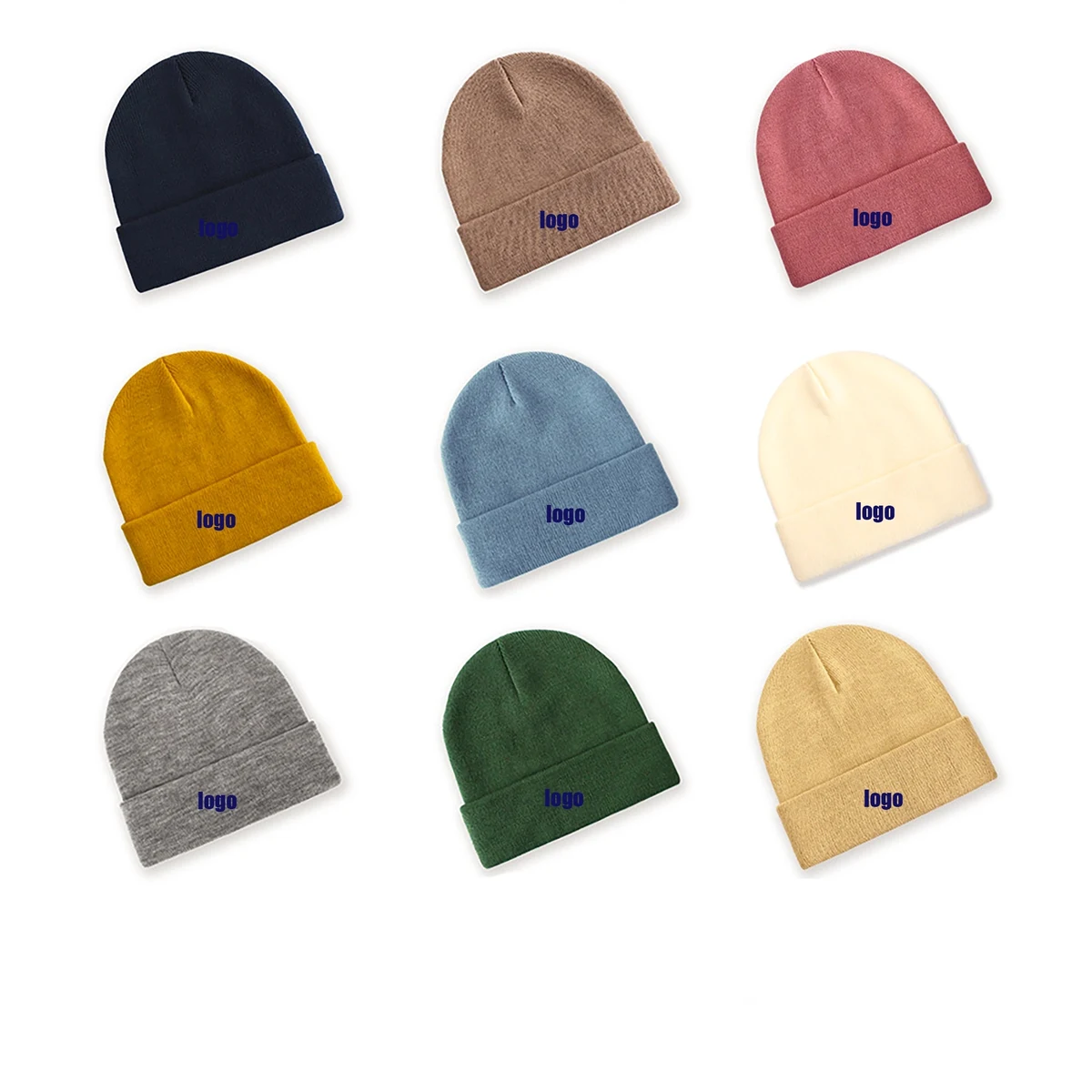 Men's and women's four seasons knitted cap 1