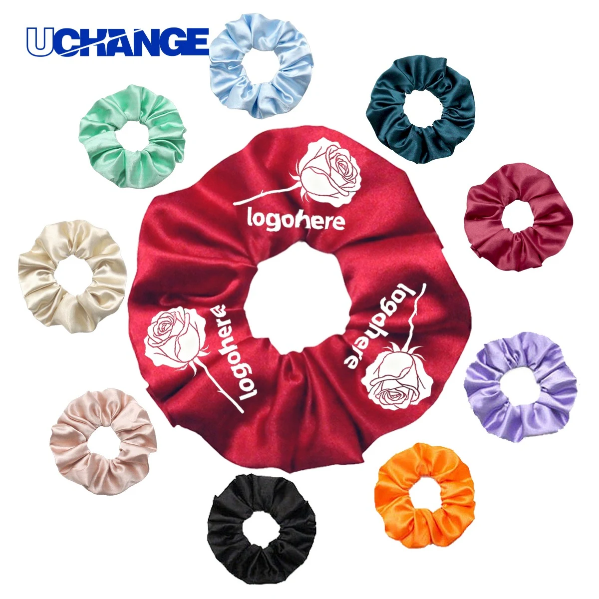Silk Hair Scrunchies 1