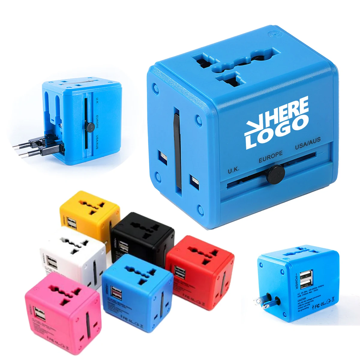 MOQ 20 Travel Adapter Plug 1