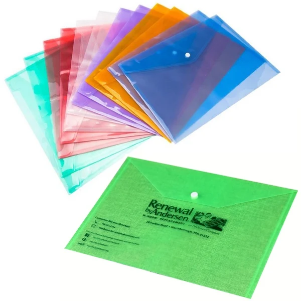 Colored Document Pouch Case- File Bag 1