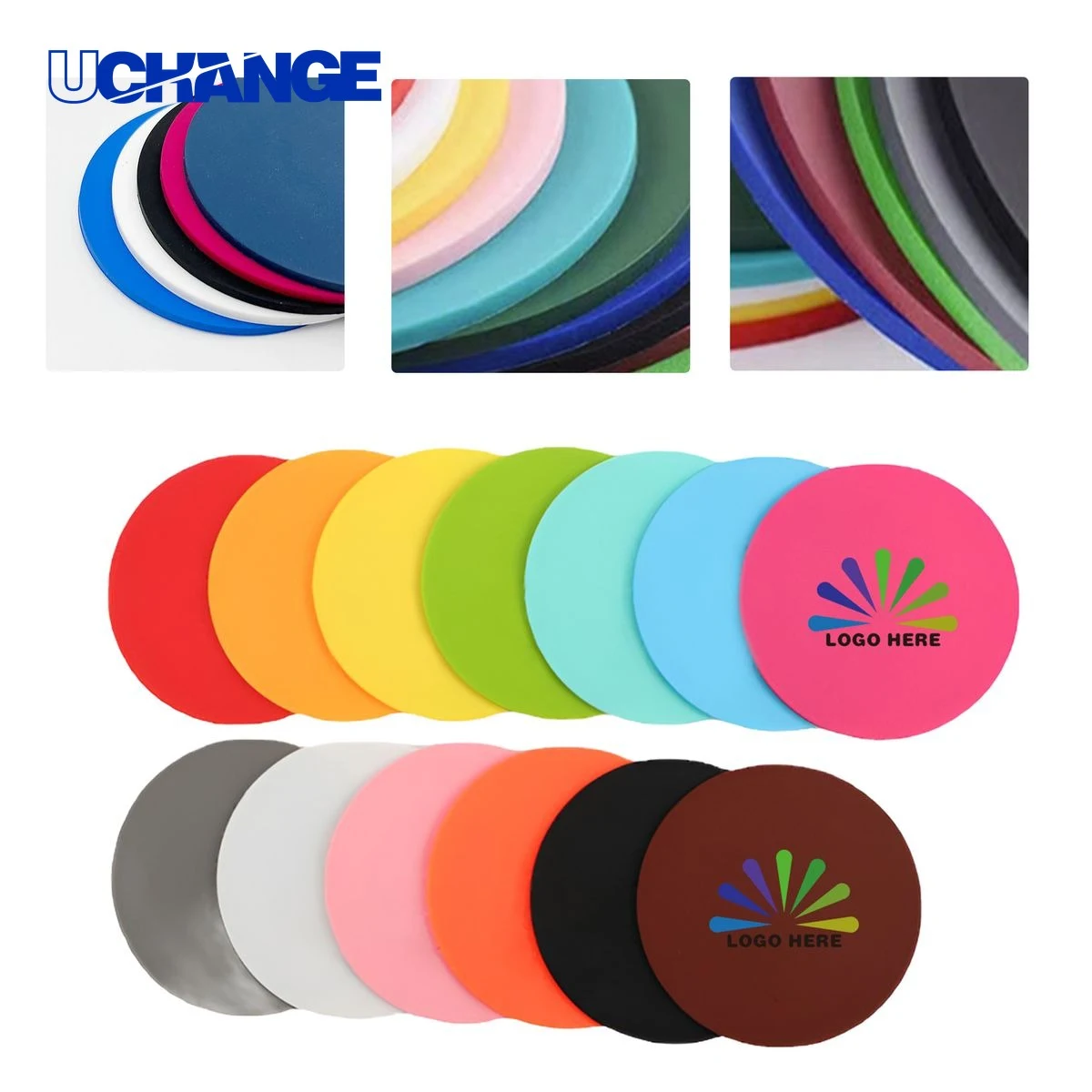Personalized PVC Non-Slip Coaster Mat 1