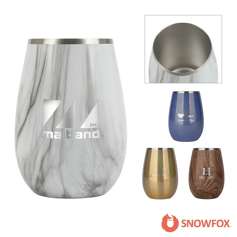 Snowfox® 8 oz. Vacuum Insulated Sauvignon Blanc Wine Glass 1