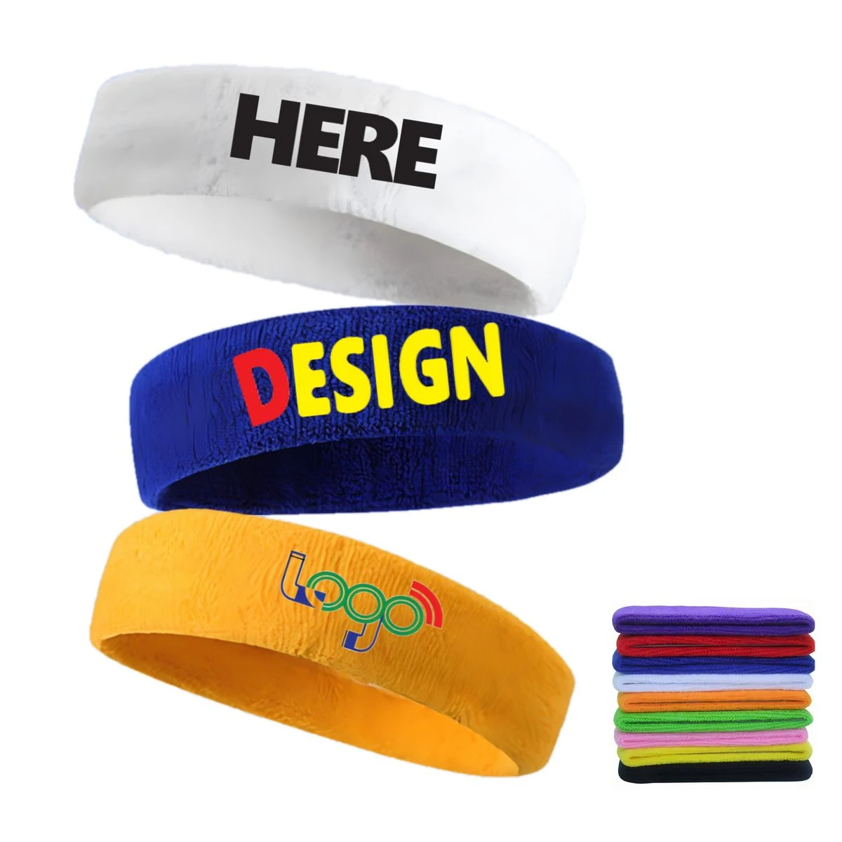 Non Slip Athletic Sweatband Sports Headband 1