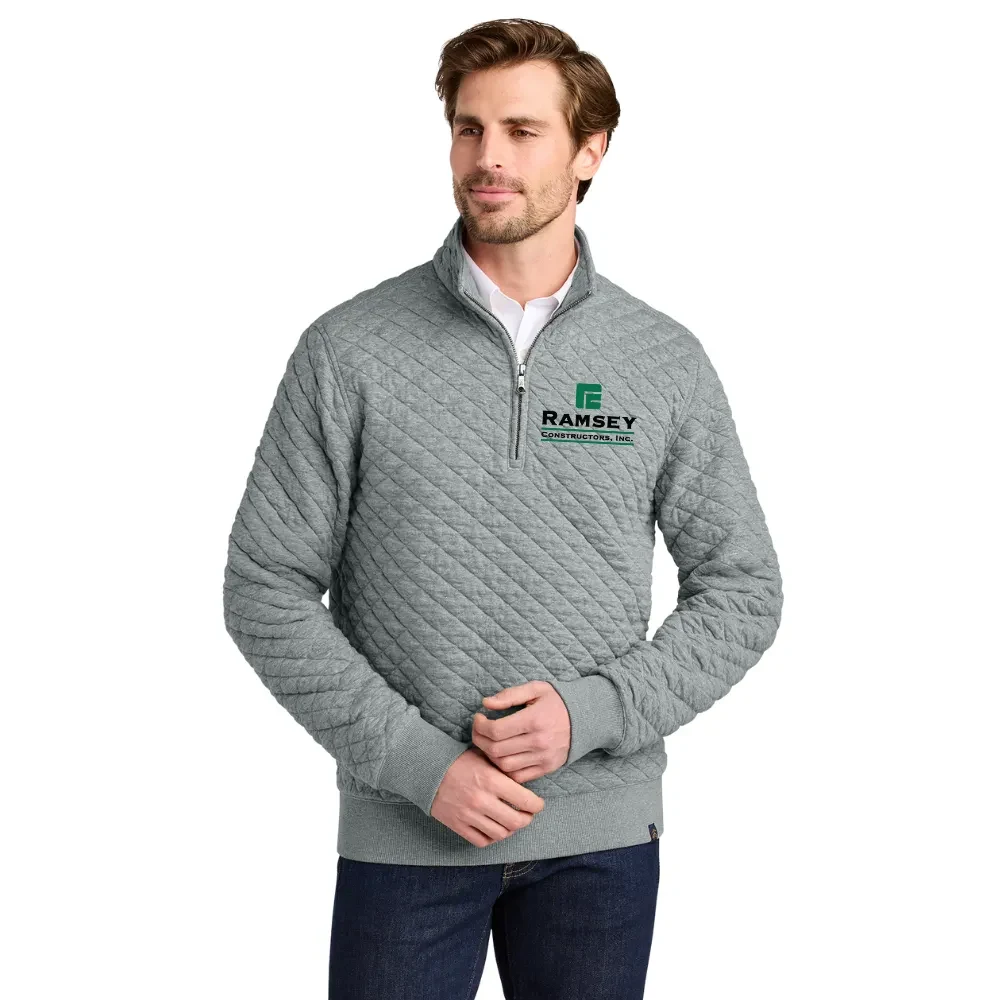 Brooks Brothers(R) Diamond Quilt 1/4-Zip 1