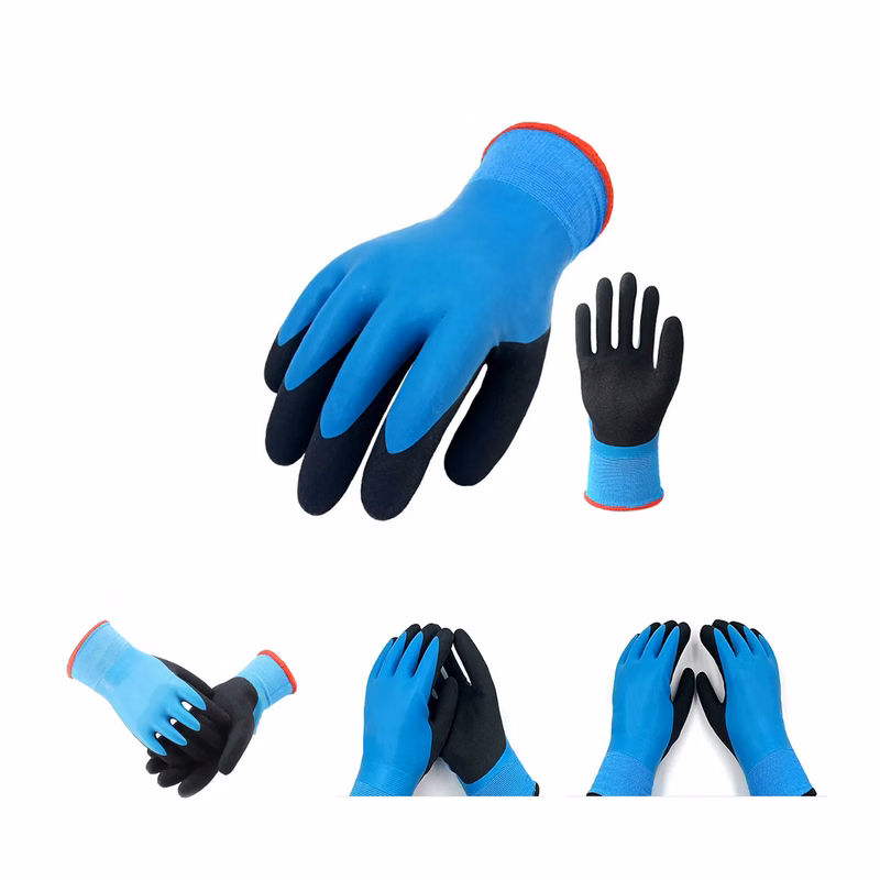 Winter Work Gloves Thermal Liner Grip Coating Warm