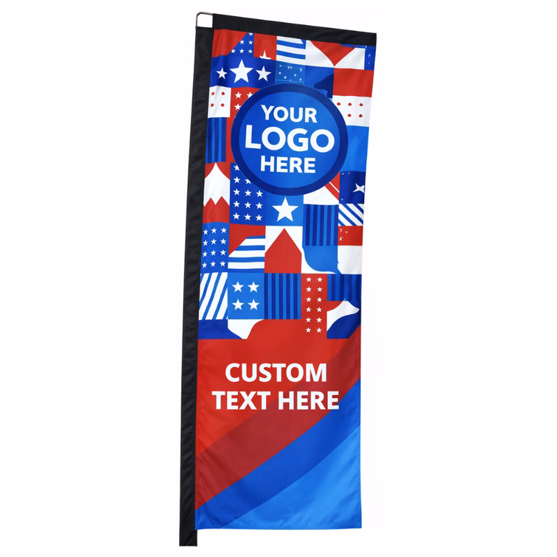 12 ft Replacement Banner Flag Single Sided (Fabric Only)
