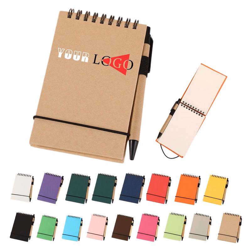 Solid Color Eco Friendly Portable Pocket Book