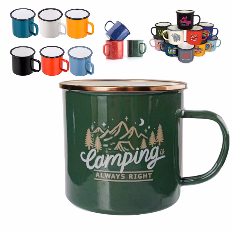 Customizable Enamel Camping Mug