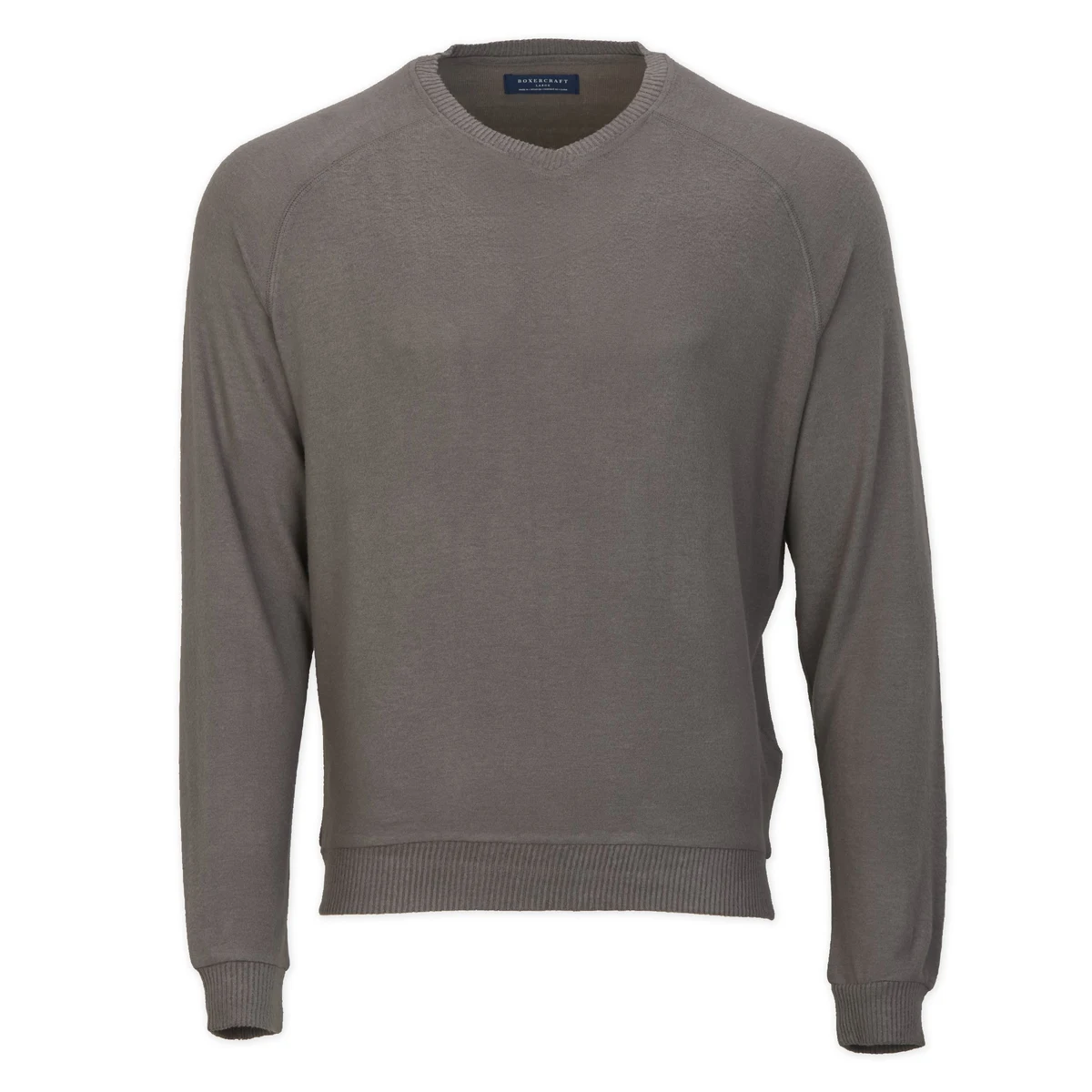 BOXERCRAFT MEN'S CUDDLE V-NECK SWEATER 1
