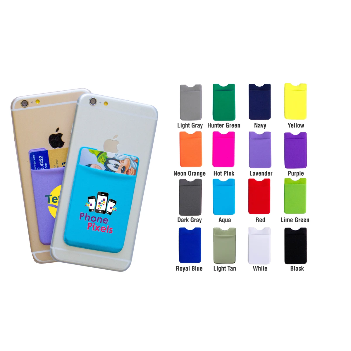 Stretchy Spandex Phone Wallet 1