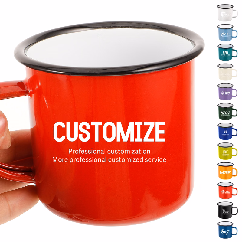 12oz Retro Enamel Mugs