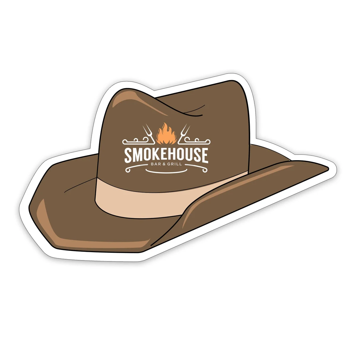Cowboy Hat Shaped NoteKeeper™ Magnet 20 Mil 1