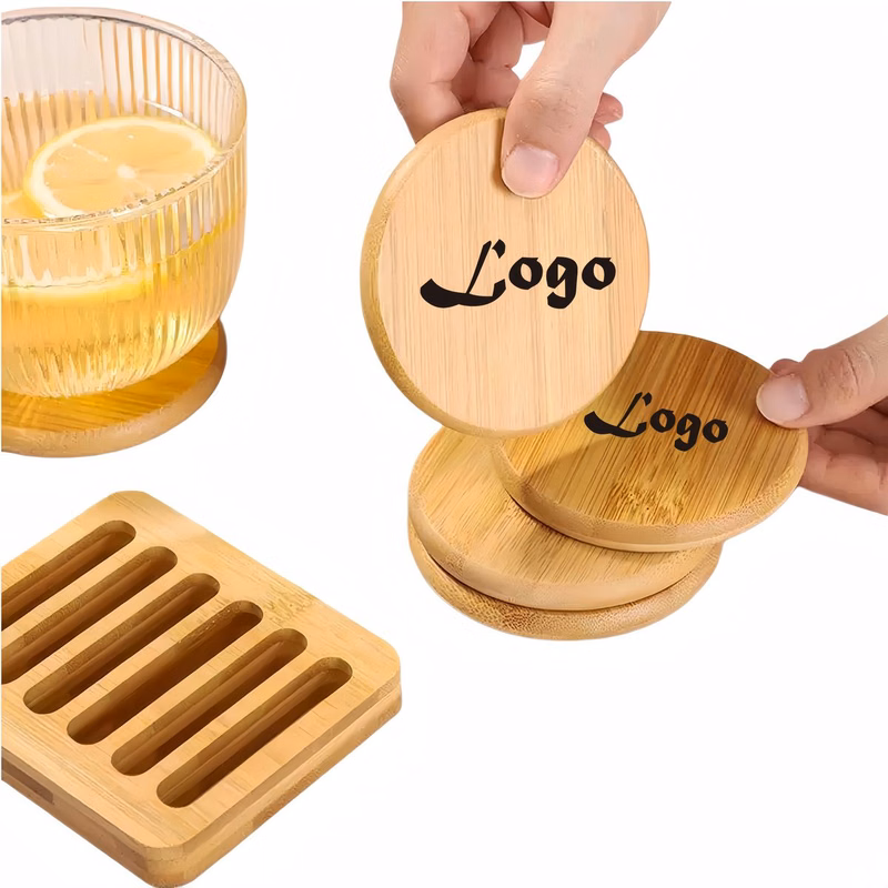 Handcrafted Bamboo Table Saucer