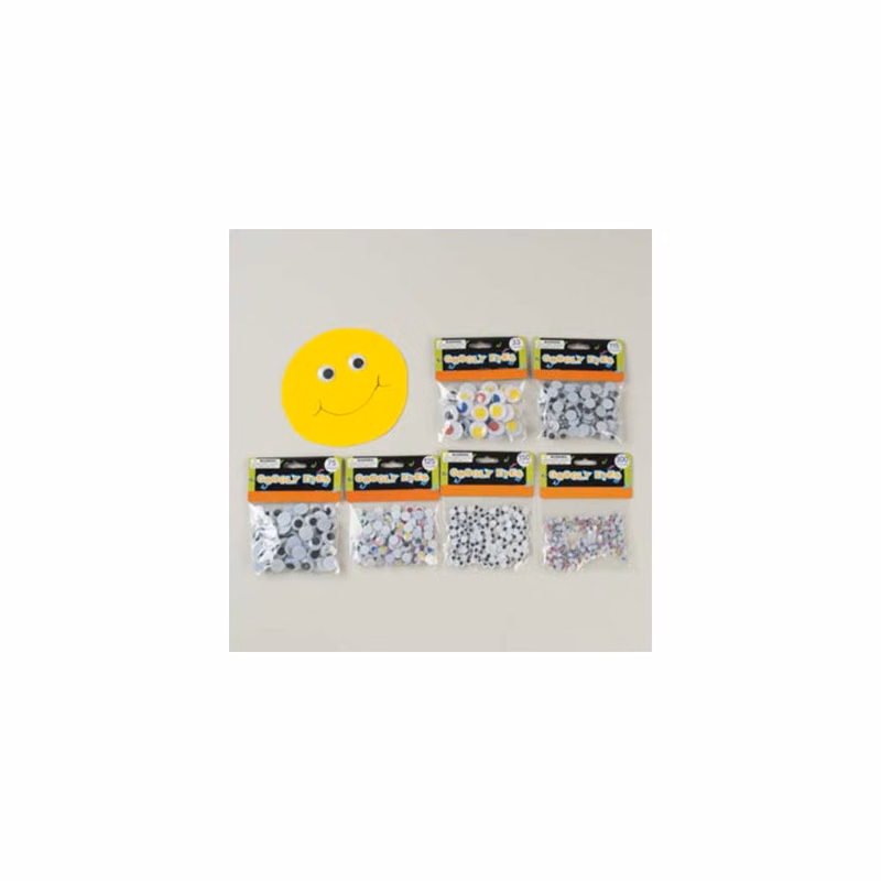 Craft Googly Eyes - 6 Assorted Styles