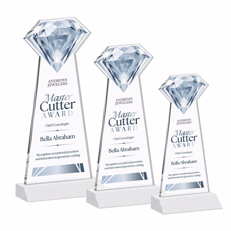 Gemstone VividPrint™ Award - White
