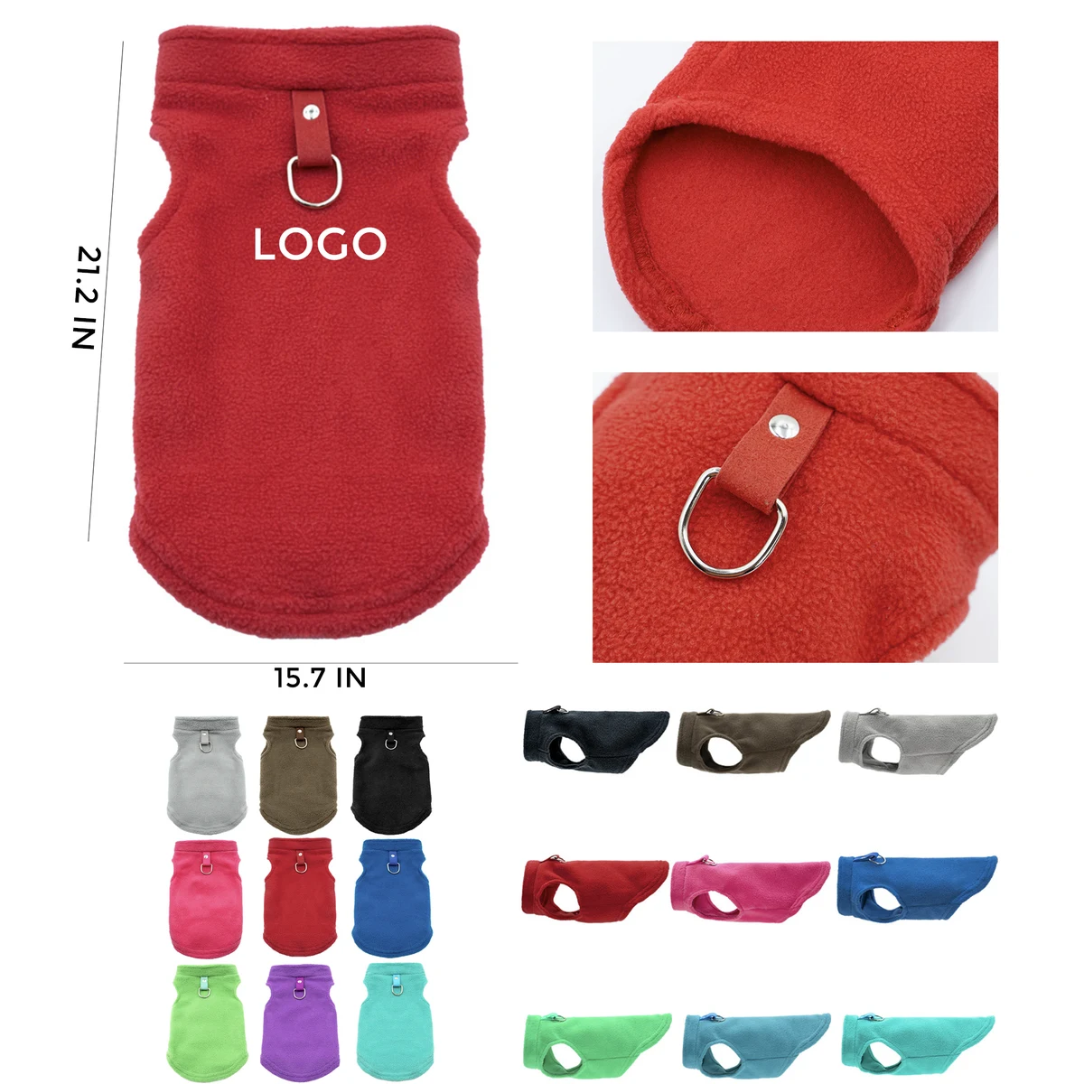 MOQ 10 PCS Warm Pullover Dog Clothes Pet Sweater Vest 1