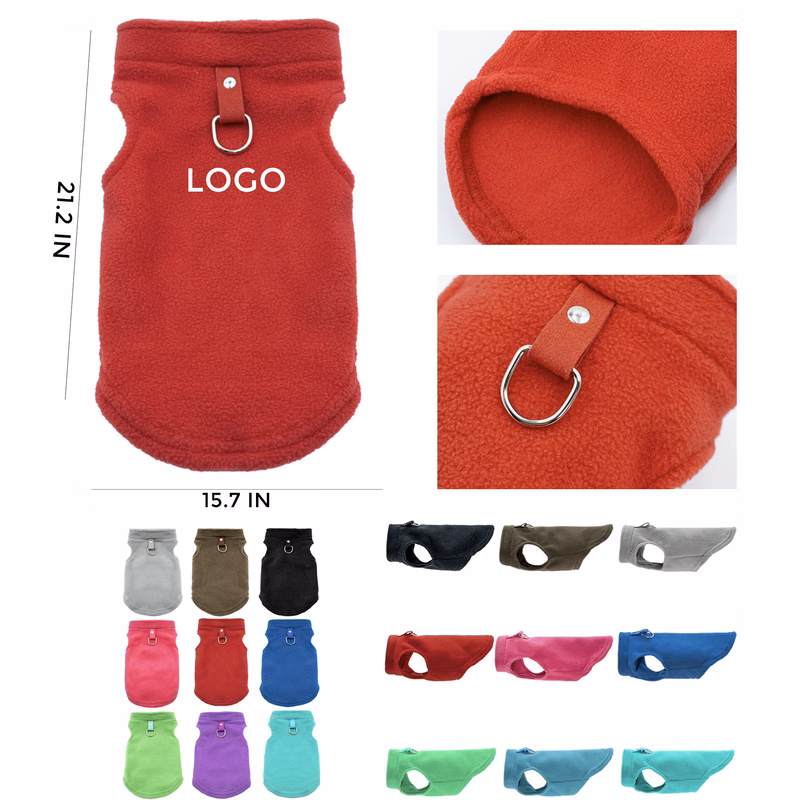 MOQ 10 PCS Warm Pullover Dog Clothes Pet Sweater Vest