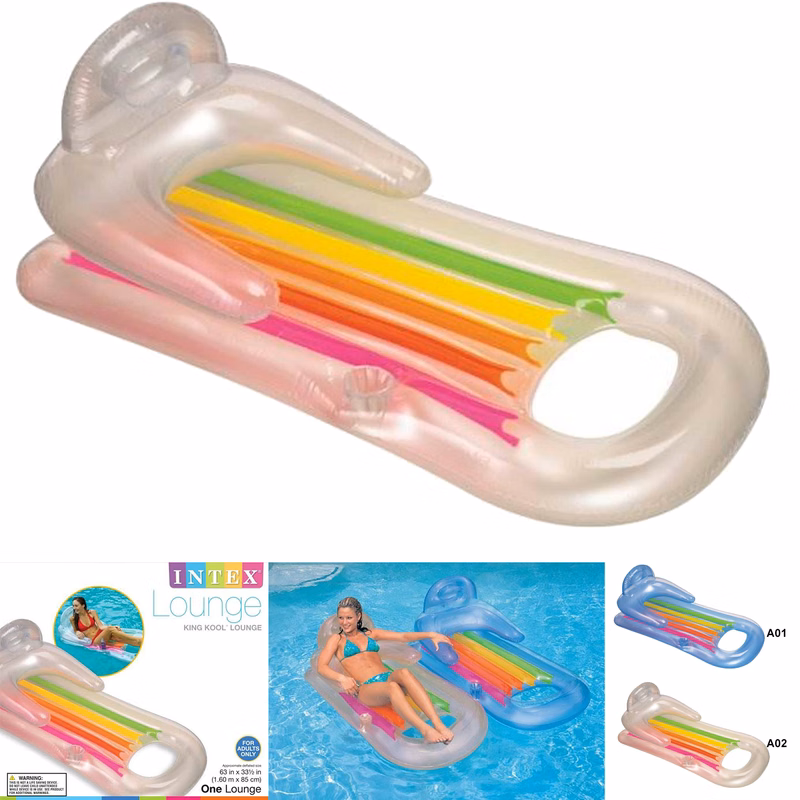 Swimming Pool Lounger with Headrest
