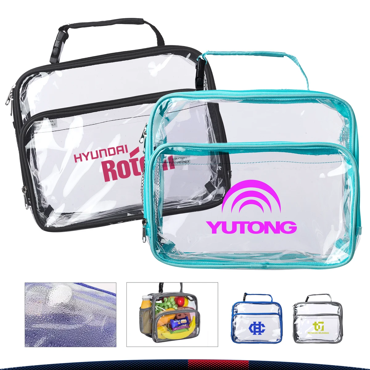 Vorple Clear Lunch Bags 1