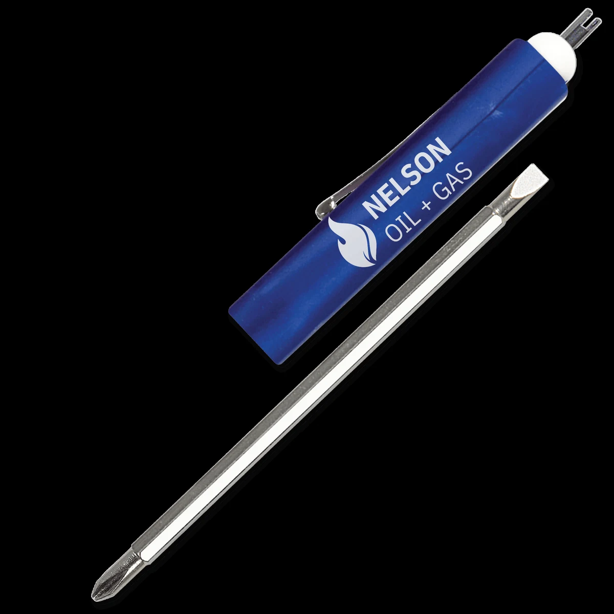 Jumbo Pocket Screwdriver Reversible Flat Blade + Valve Stem 1