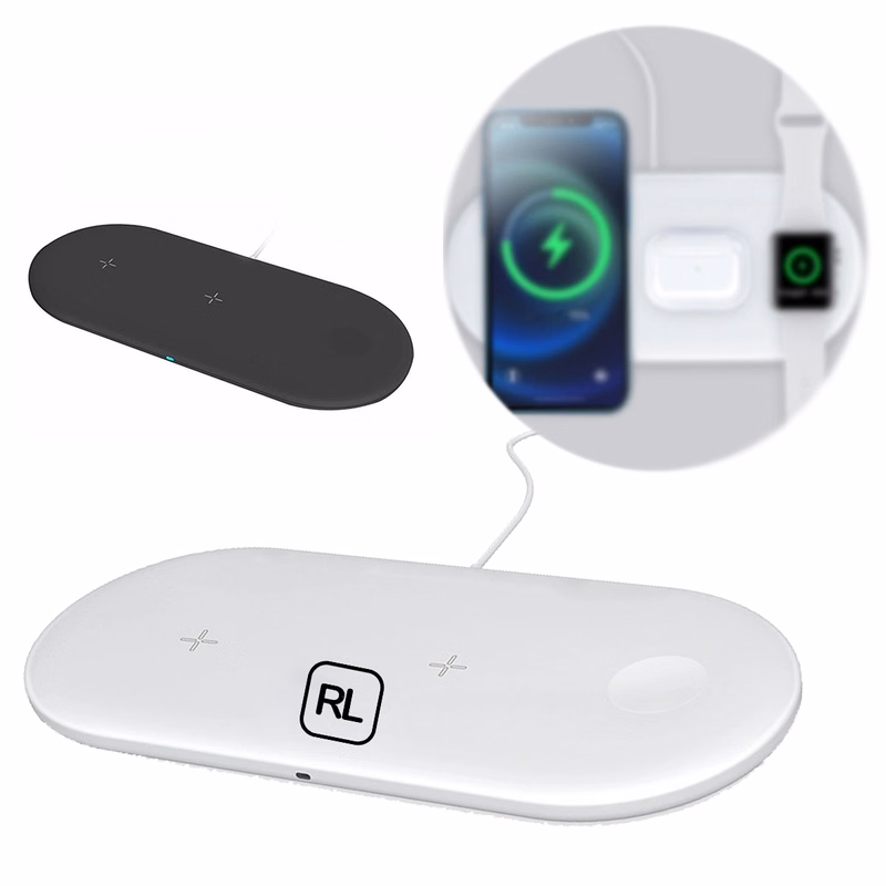 Universal Compatible 3 in 1 Fast Wireless Charging Stand QI