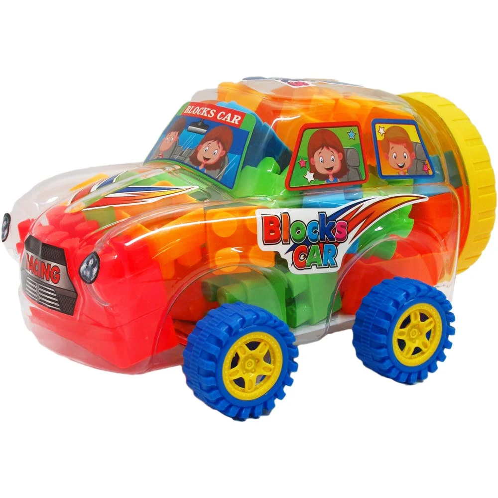 Blocks Car Assorted Color Blocks 38-Piece 1
