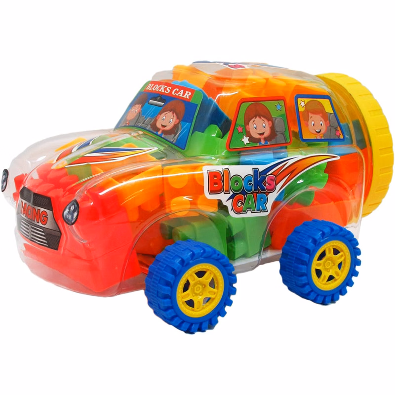 Blocks Car Assorted Color Blocks 38-Piece