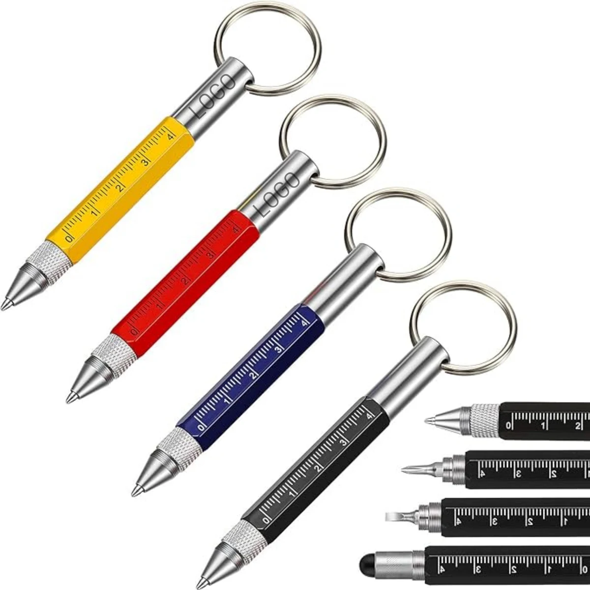 6 In 1 Multitool Tech Tool Pen WithKey Ring 1